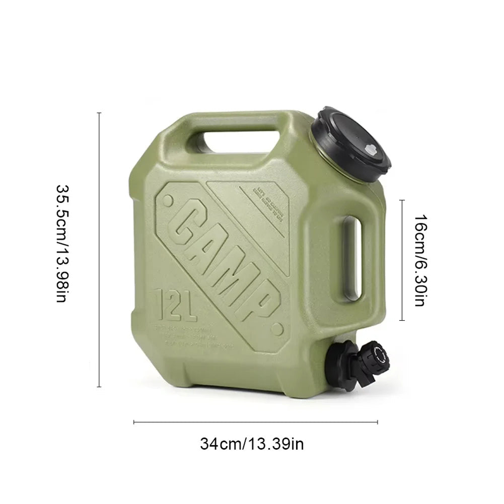 DawNikix 12L Camping Water Container with Rotary Tap