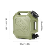DawNikix 12L Camping Water Container with Rotary Tap
