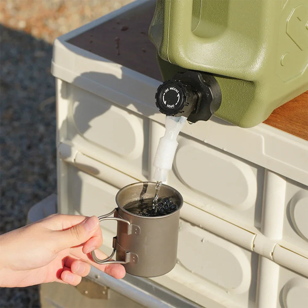 DawNikix 12L Camping Water Container with Rotary Tap