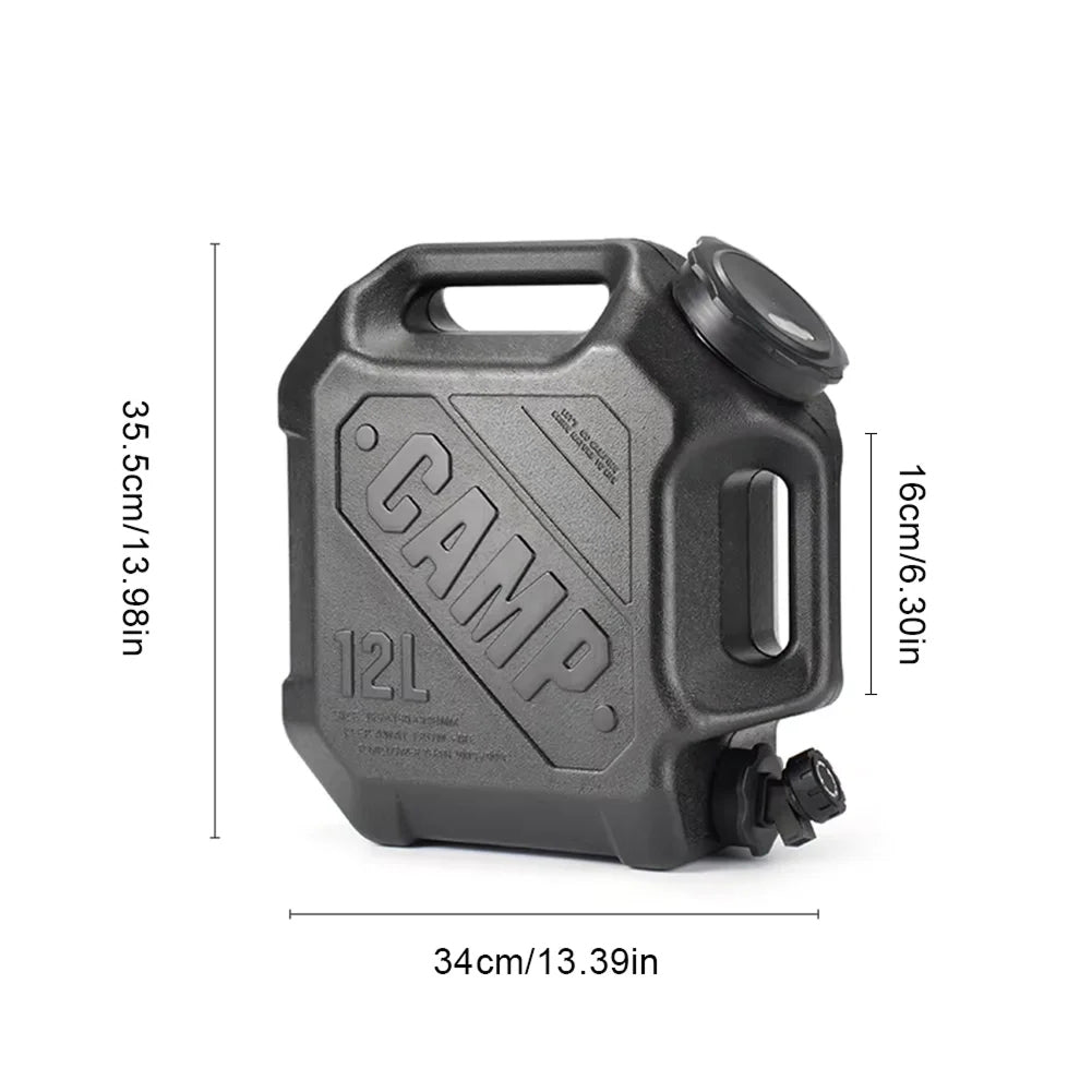 DawNikix 12L Camping Water Container with Rotary Tap