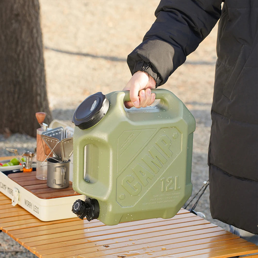 DawNikix 12L Camping Water Container with Rotary Tap