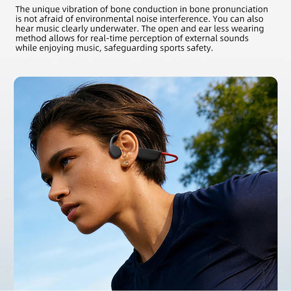 DeepWavix IPX8 Bone Conduction Swimming Headphones UK