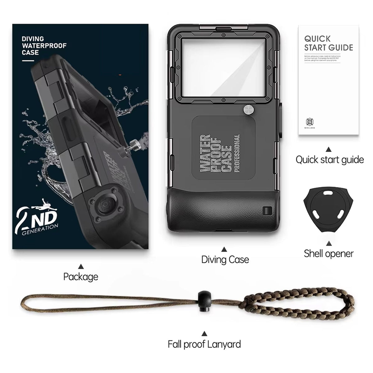 DropLokou Underwater Photography Phone Housing IP68