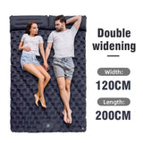 DuoRestor Inflatable Double Camping Mattress for Couples
