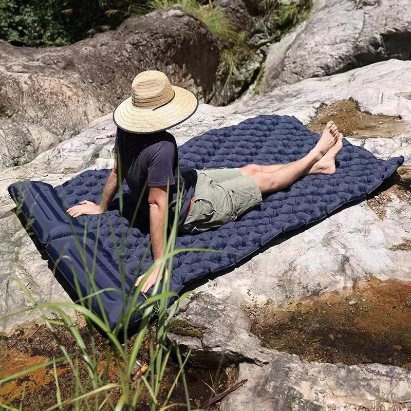 DuoRestor Inflatable Double Camping Mattress for Couples