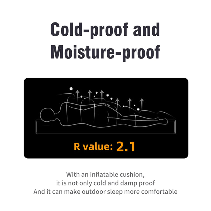 DuoRestor Inflatable Double Camping Mattress for Couples