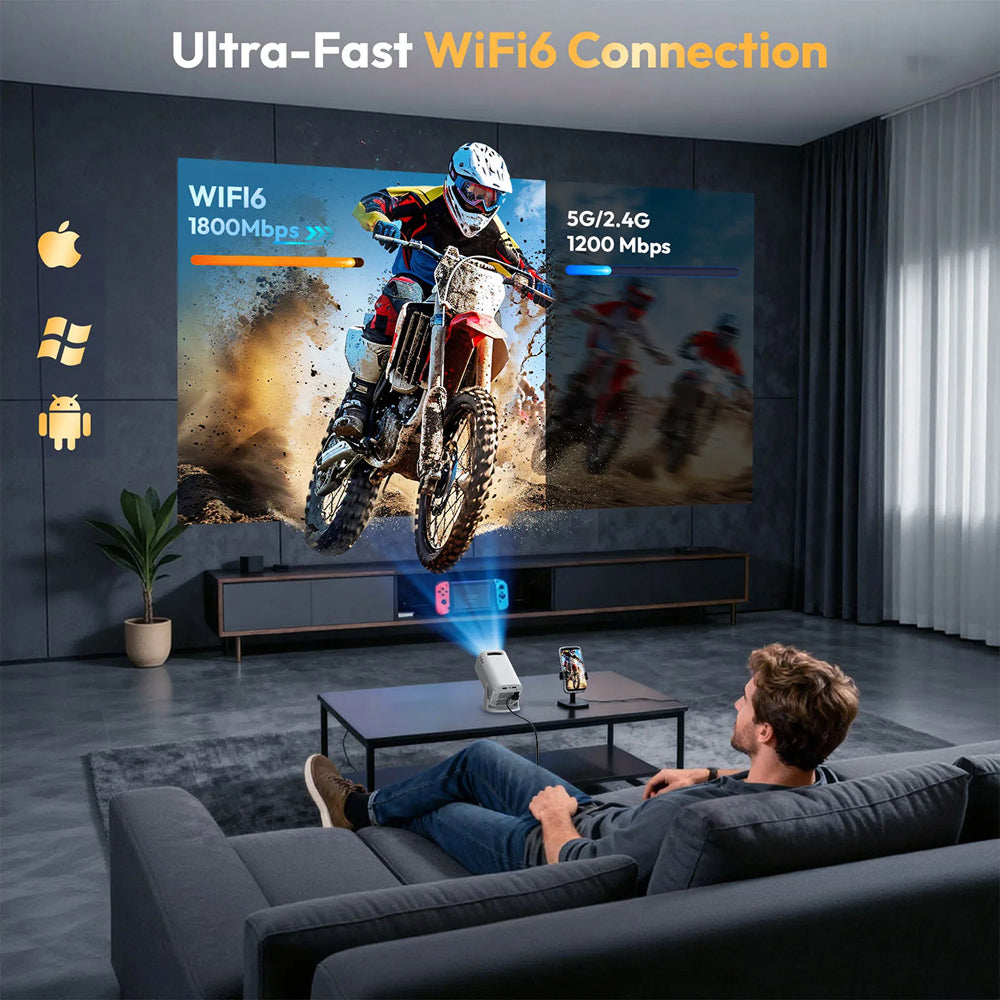 DuskiCast Portable Smart Projector UK Cinema