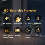 DuskiCast Portable Smart Projector UK Cinema