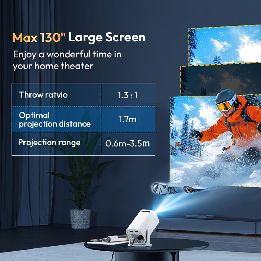 DuskiCast Portable Smart Projector UK Cinema