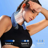 NeckyKool Bladeless Neck Fan for Hands-Free 360 Cooling