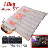 EmberLinie USB Heated Sleeping Bag with 4 Warmth Zones