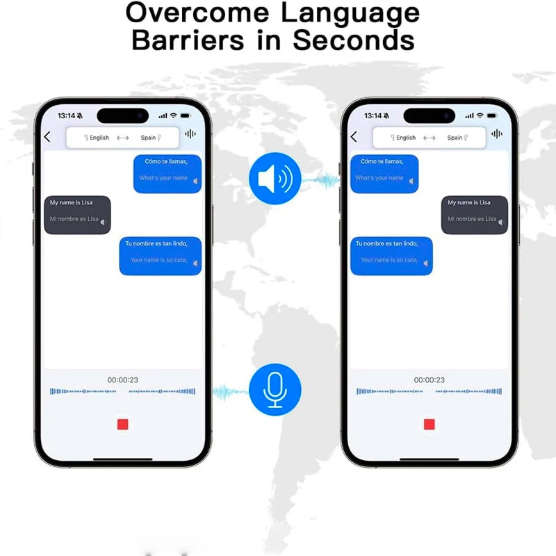 WhisPrax Real-Time AI Translation Earbuds 144 Languages