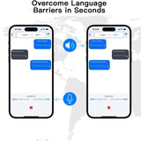 WhisPrax Real-Time AI Translation Earbuds 144 Languages