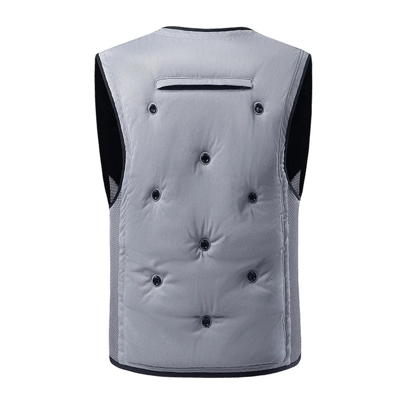 Frozakes evaporative cooling ice vest for UK outdoor work