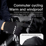 GlovyClik Thermal Gloves With Touchscreen Fingers | Water-Repellent Winter Grip