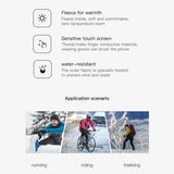 GlovyClik Thermal Gloves With Touchscreen Fingers | Water-Repellent Winter Grip