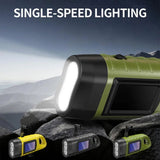 GravikSkio Wind Up Torch | Solar & Hand Crank Emergency LED Light
