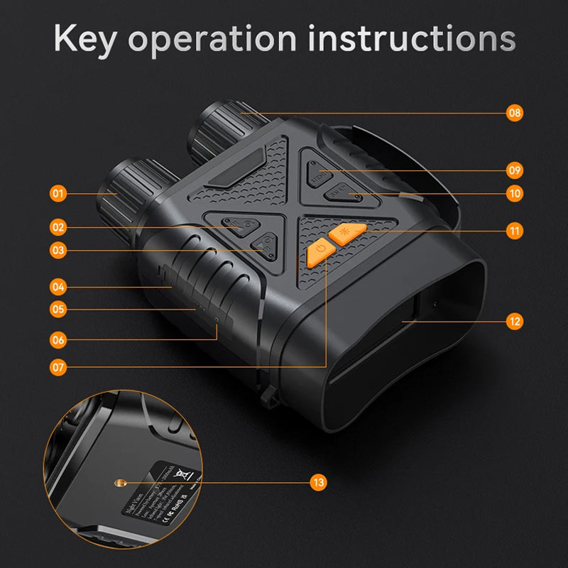 HeatSkye Infrared Night Vision Binoculars 1080P