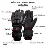 HeateRider Heated Motorcycle & Cycling Gloves for Winter