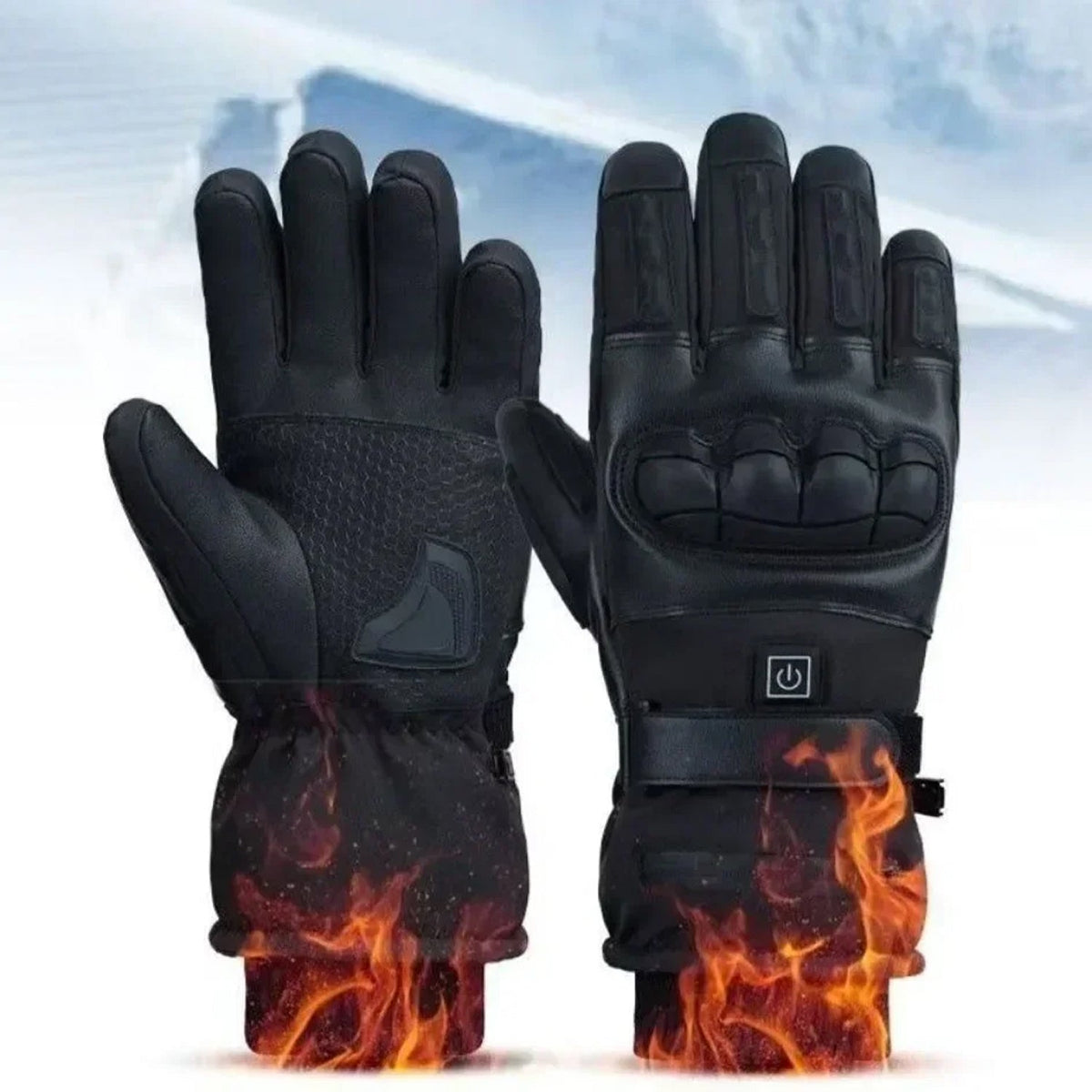 HeateRider Heated Motorcycle & Cycling Gloves for Winter