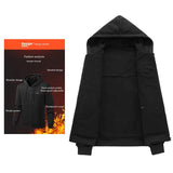 HoodyCoze 17-Zone Heated Hoodie | Dual Control Winter Warmth