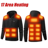 HoodyCoze 17-Zone Heated Hoodie | Dual Control Winter Warmth