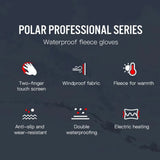 InnoWam Waterproof Heated Gloves with 3 Temperature Levels