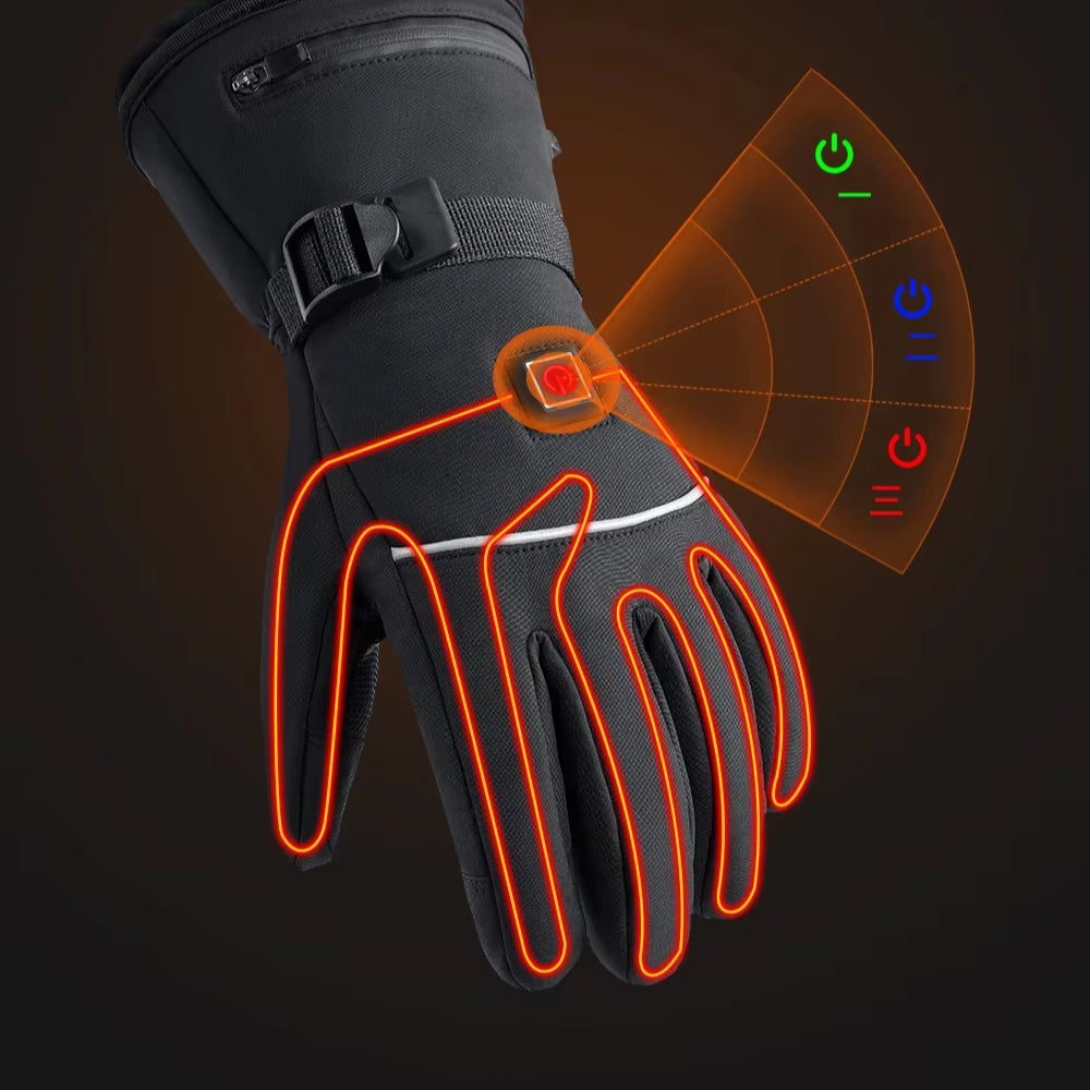 InnoWam Waterproof Heated Gloves with 3 Temperature Levels
