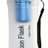 Klentax 1000ml Collapsible Water Filter Bottle UK