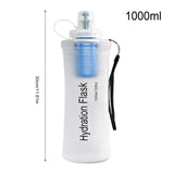 Klentax 1000ml Collapsible Water Filter Bottle UK