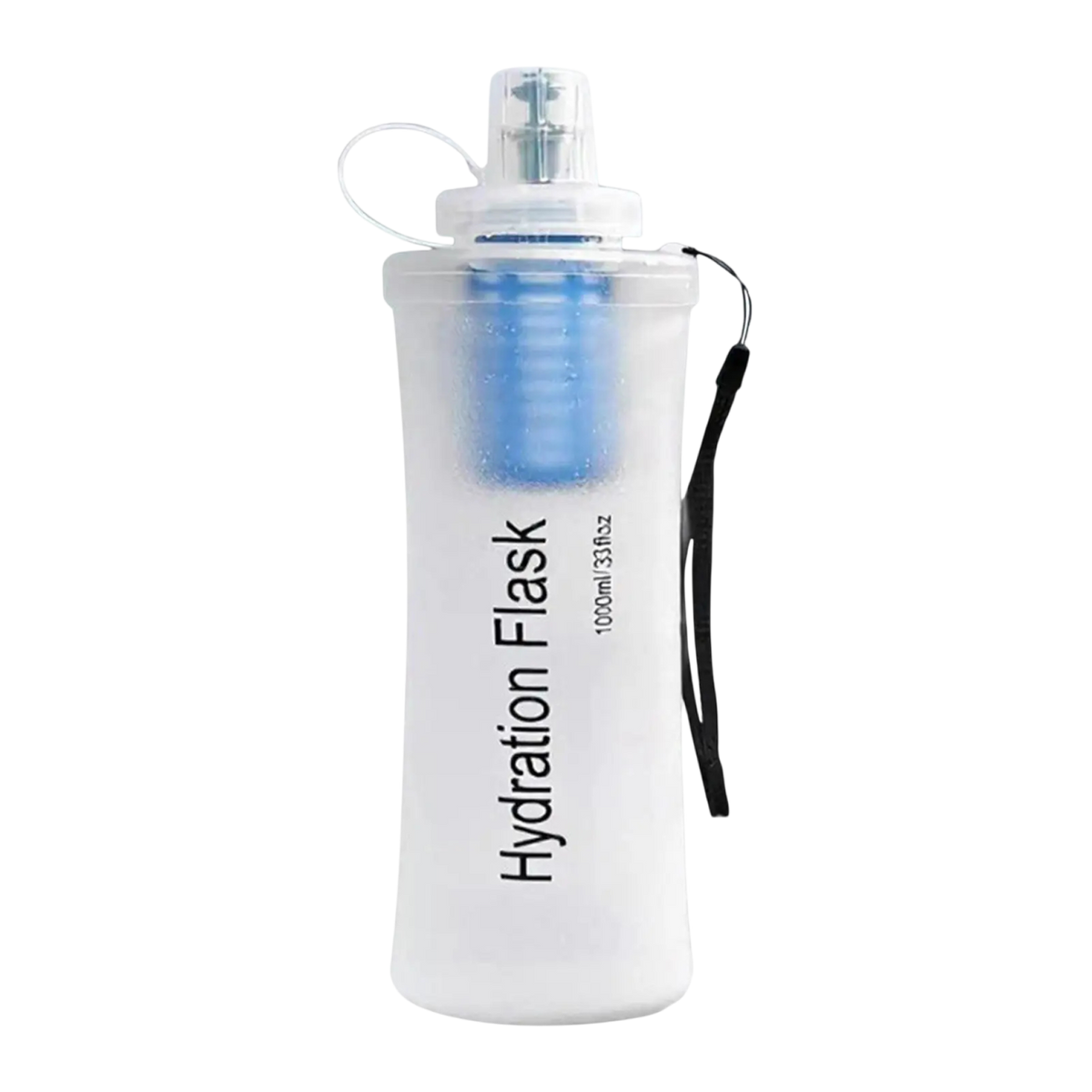 Klentax 1000ml Collapsible Water Filter Bottle UK