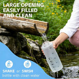 Klentax 1000ml Collapsible Water Filter Bottle UK