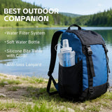 Klentax 1000ml Collapsible Water Filter Bottle UK