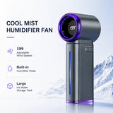 MistsyGo Portable Misting Fan with 199 Speeds