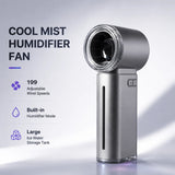 MistsyGo Portable Misting Fan with 199 Speeds