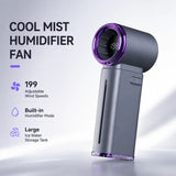 MistsyGo Portable Misting Fan with 199 Speeds