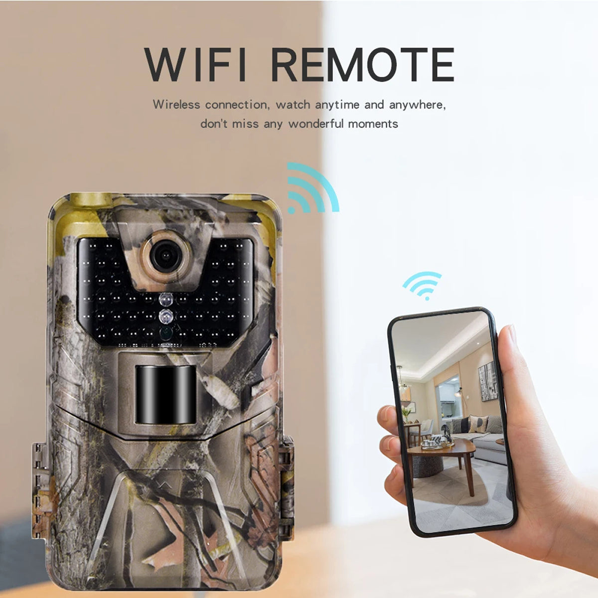 MosSnapie 4K WiFi Garden Wildlife and Trail Camera UK