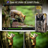 MosSnapie 4K WiFi Garden Wildlife and Trail Camera UK