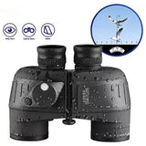 NautixCor 10x50 Marine Binoculars with Compass & Rangefinder