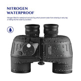 NautixCor 10x50 Marine Binoculars with Compass & Rangefinder