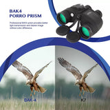 NautixCor 10x50 Marine Binoculars with Compass & Rangefinder