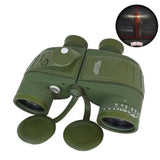 NautixCor 10x50 Marine Binoculars with Compass & Rangefinder