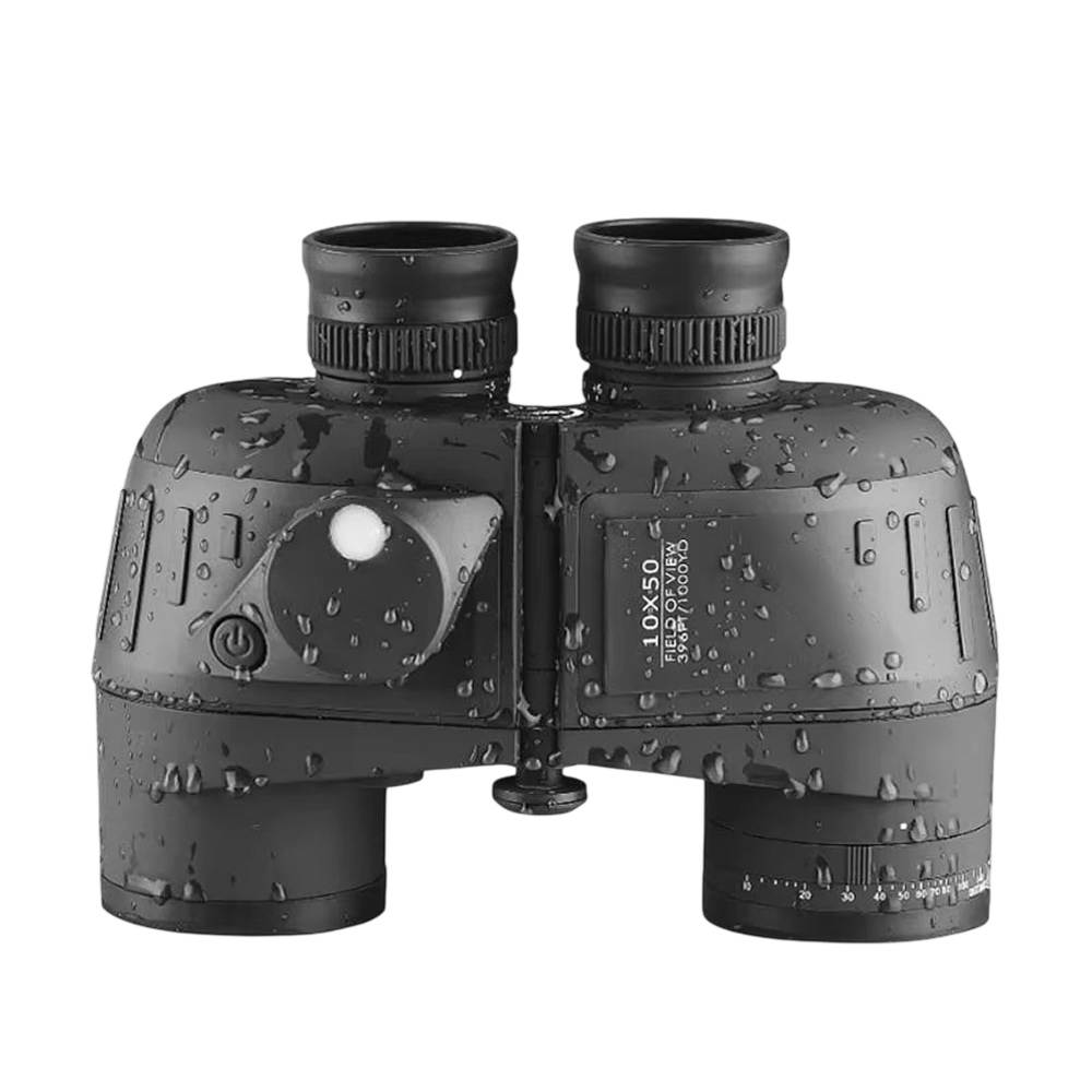 NautixCor 10x50 Marine Binoculars with Compass & Rangefinder