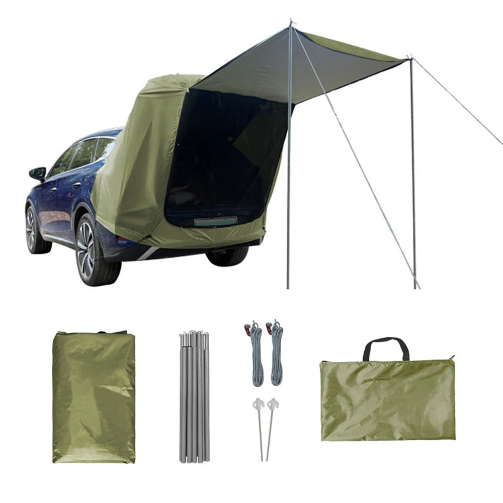 NesiTrik SUV Camping Tent - Water-Resistant Tailgate Canopy Shelter