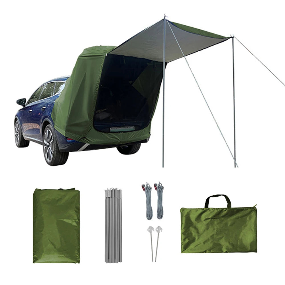 NesiTrik SUV Camping Tent - Water-Resistant Tailgate Canopy Shelter