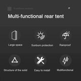 NesiTrik SUV Camping Tent - Water-Resistant Tailgate Canopy Shelter
