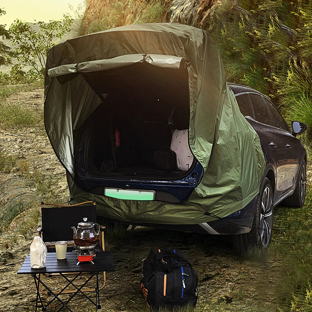NesiTrik SUV Camping Tent - Water-Resistant Tailgate Canopy Shelter