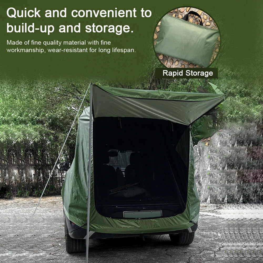 NesiTrik SUV Camping Tent - Water-Resistant Tailgate Canopy Shelter