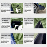NesiTrik SUV Camping Tent - Water-Resistant Tailgate Canopy Shelter