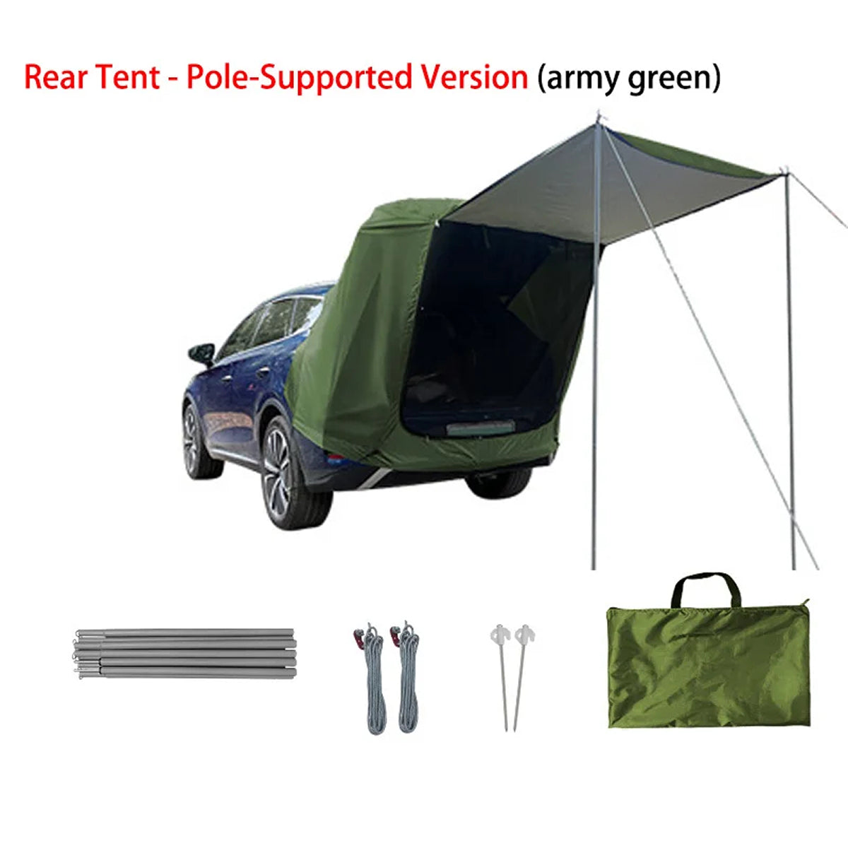 NesiTrik SUV Camping Tent - Water-Resistant Tailgate Canopy Shelter